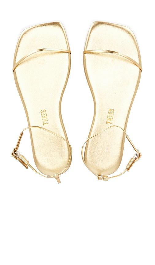 tkees twiggy sandal in metallic gold. - size 7 (also in 8)