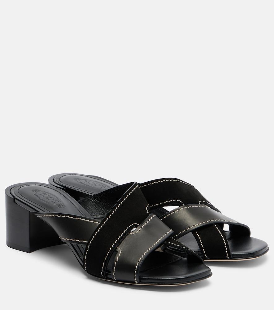 tod's 55 leather mules