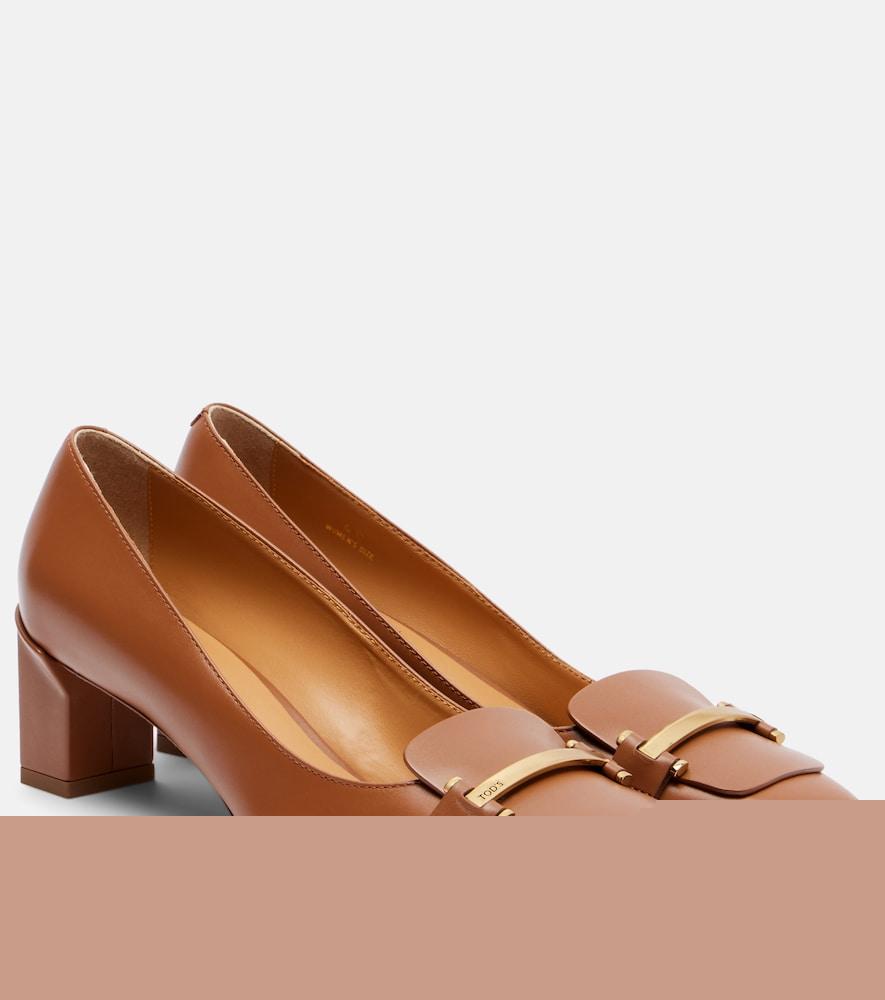 tod's barretta 50 leather pumps