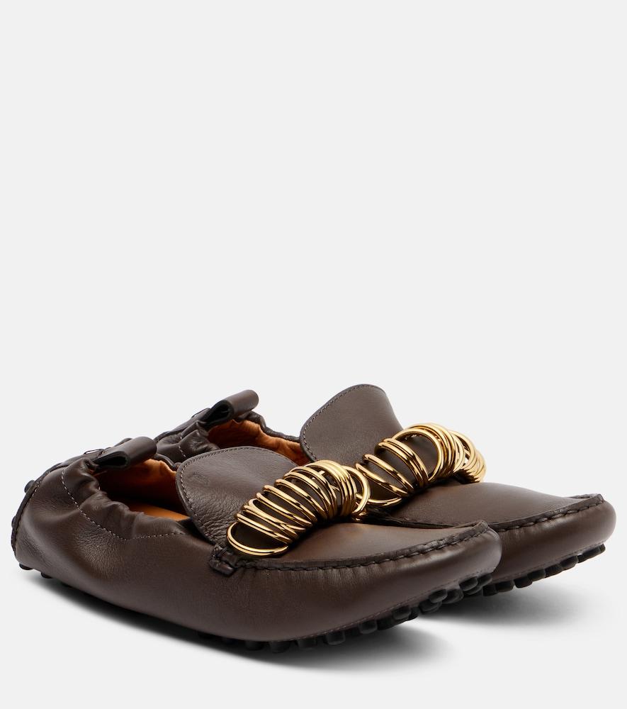 tod's gommino leather driving shoes