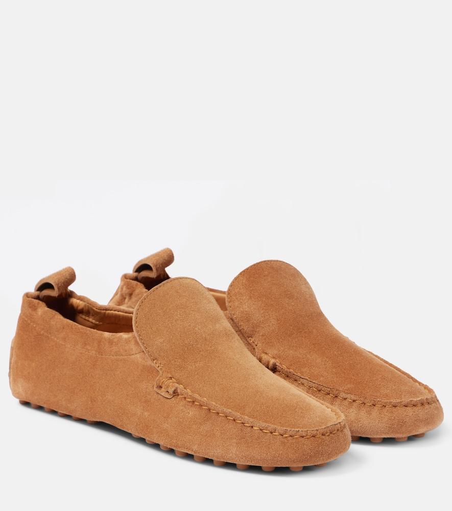 tod's gommino suede driving shoes