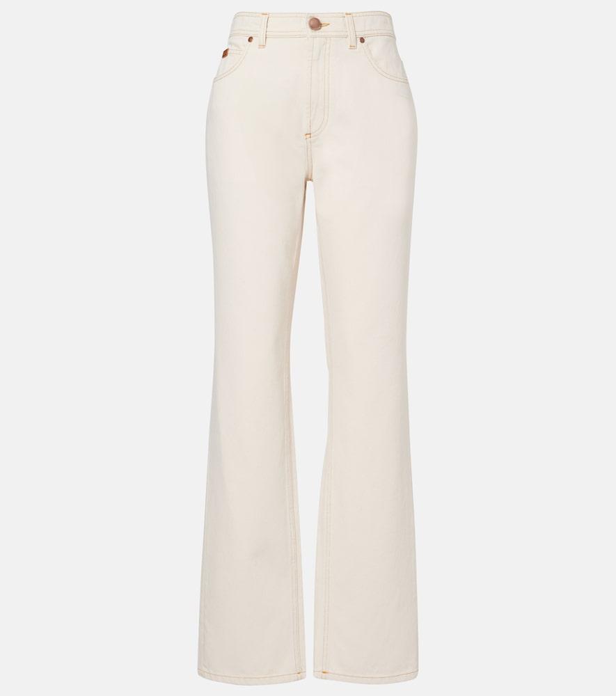 tod's high-rise straight jeans