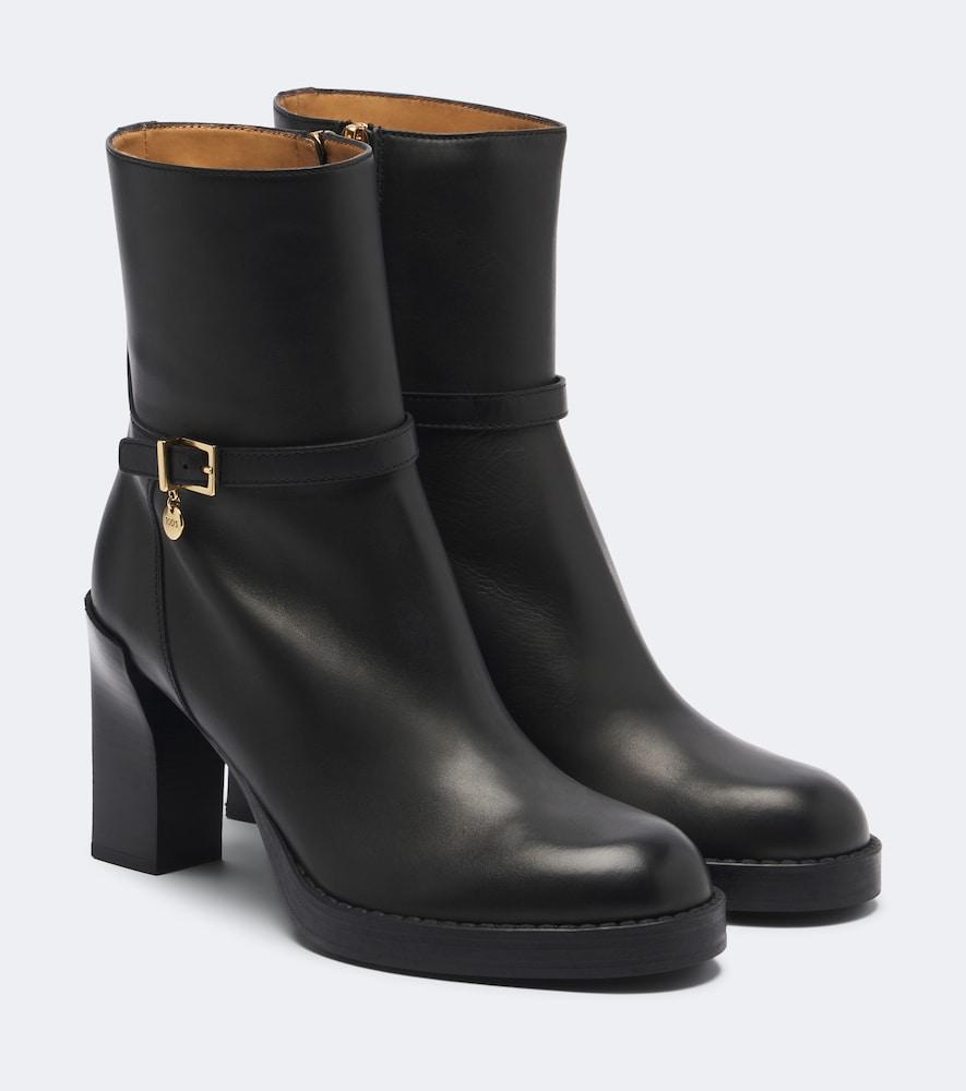 tod's leather ankle boots