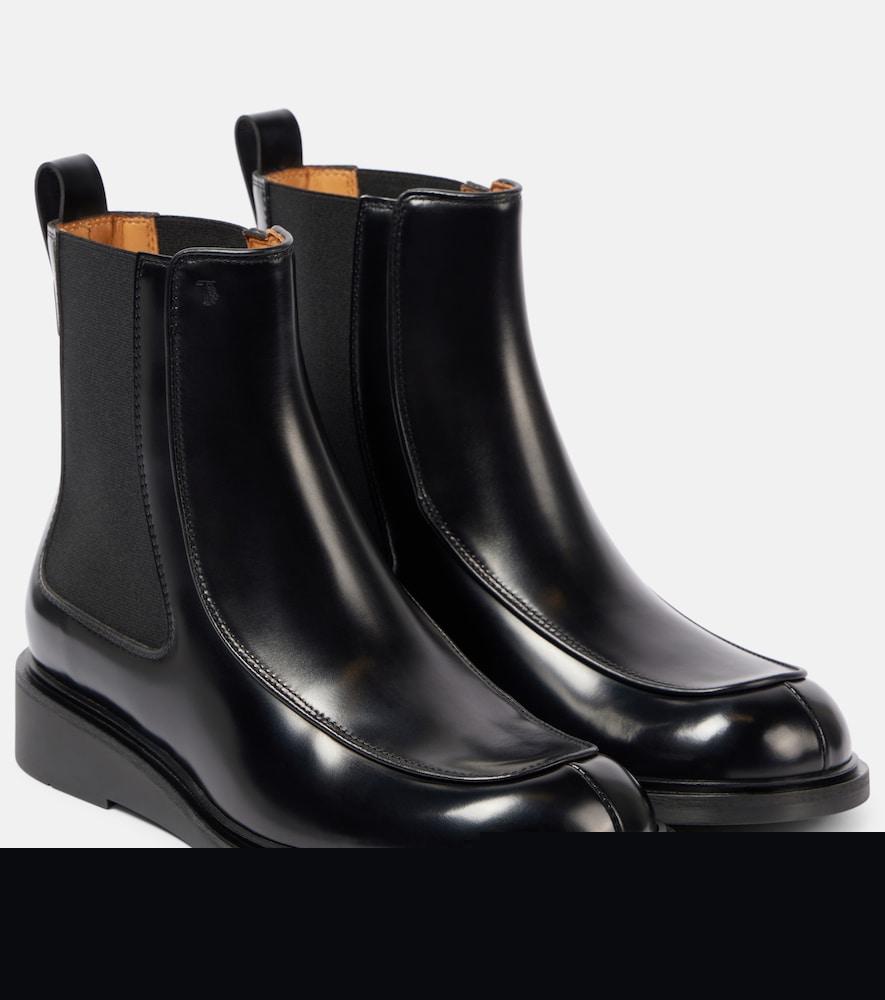 tod's leather chelsea boots