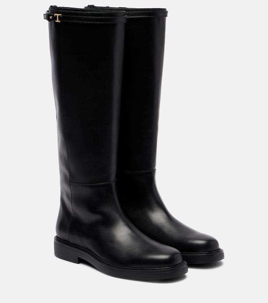 tod's leather knee-high boots