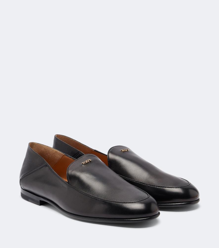 tod's leather loafers