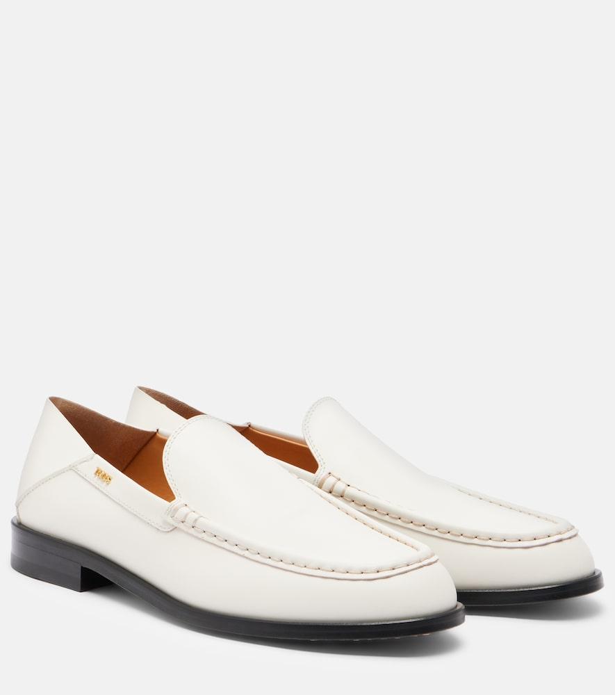 tod's leather loafers