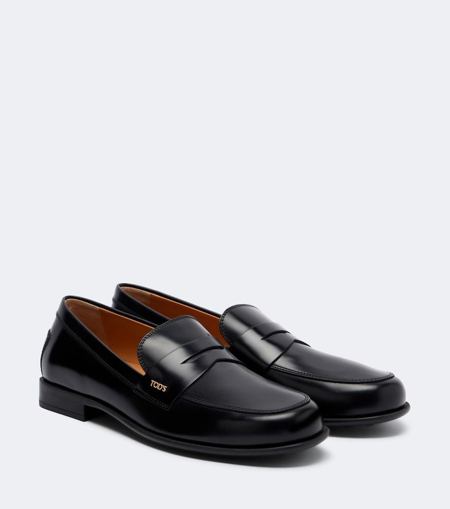 tod's leather penny loafers