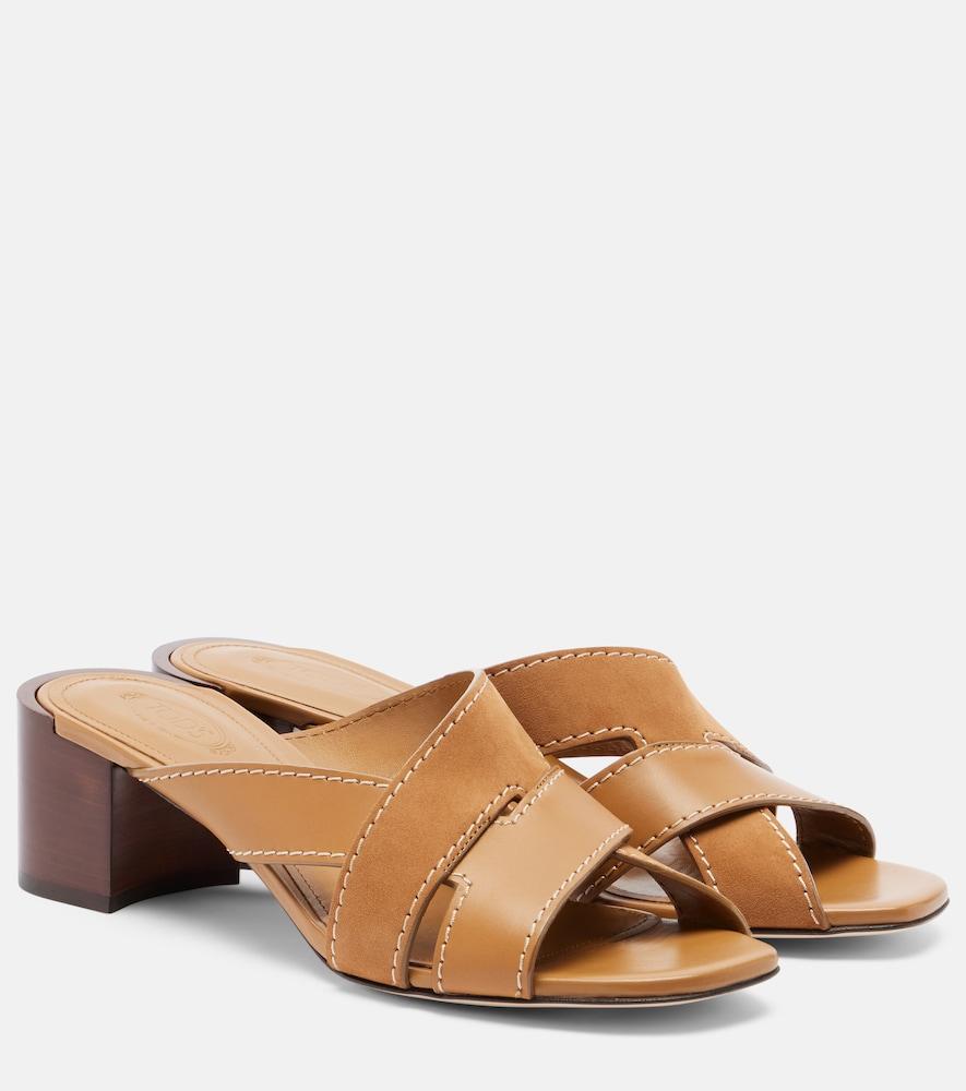 tod's leather sandals