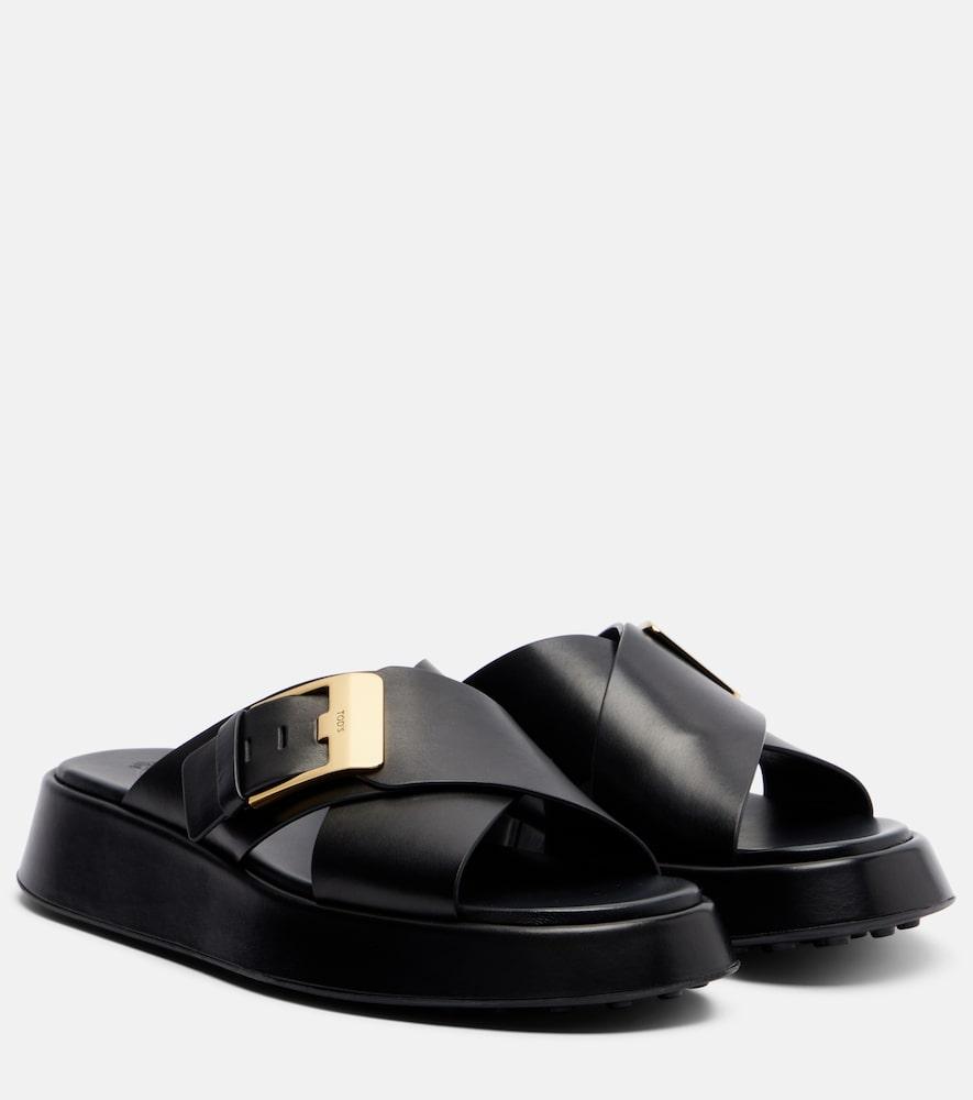 tod's leather slides