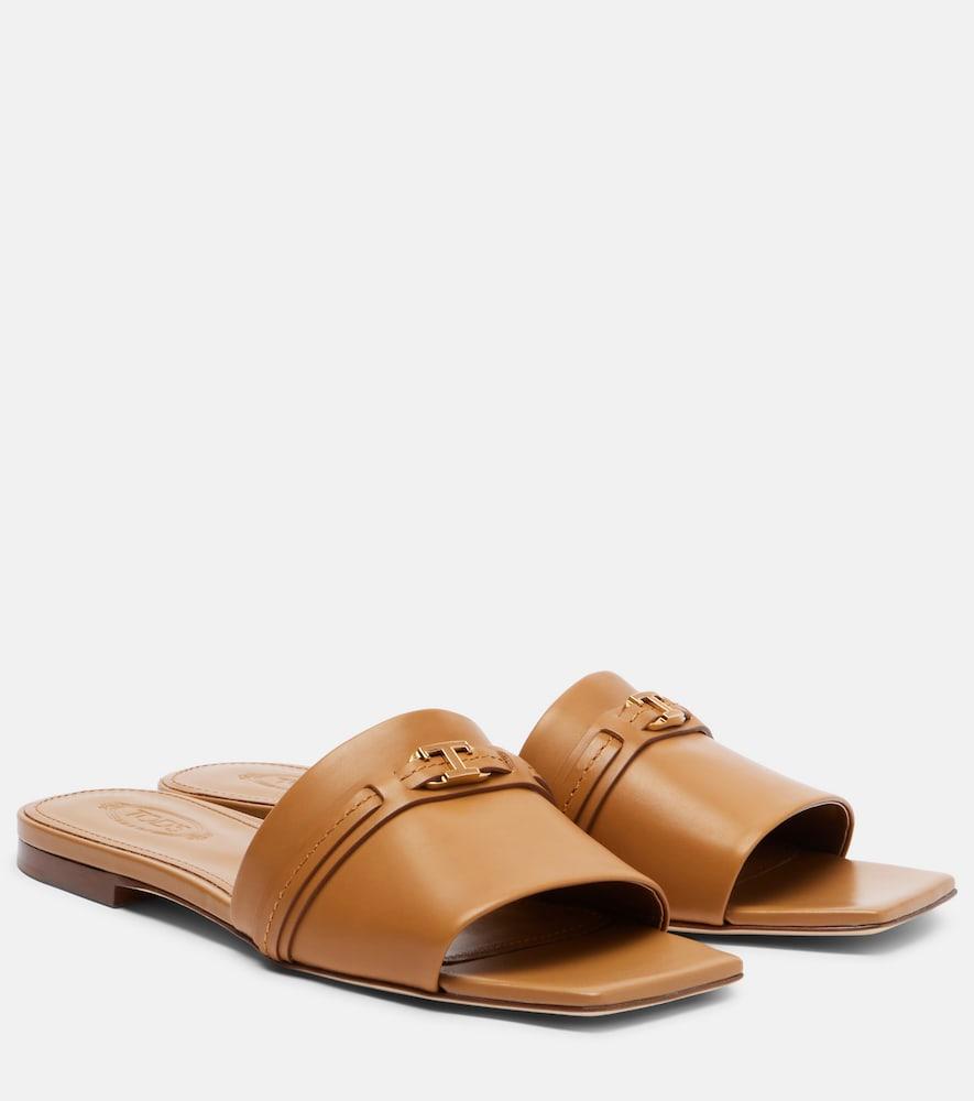 tod's leather slides