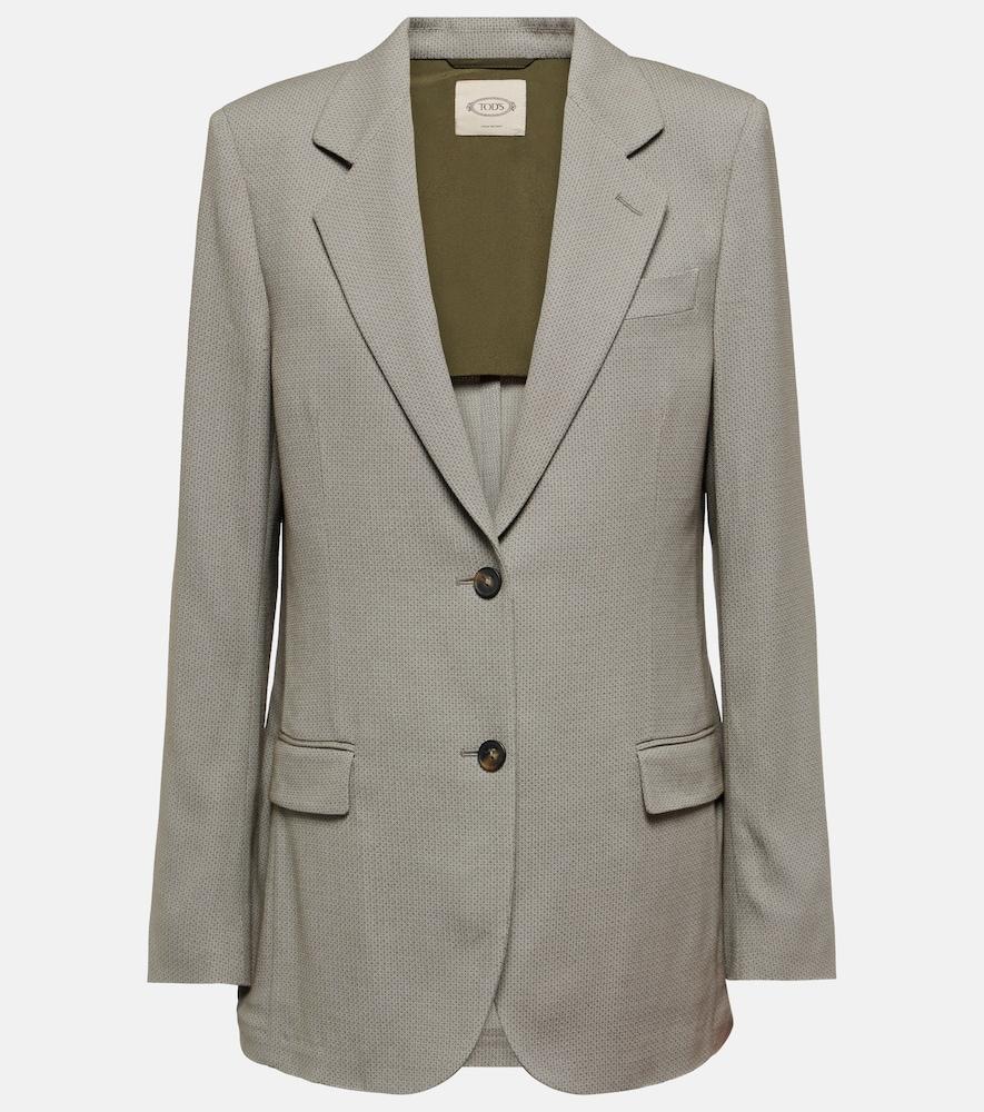 tod's single-breasted blazer