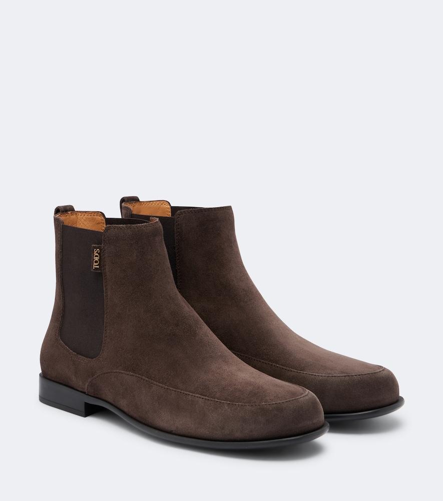 tod's suede ankle boots