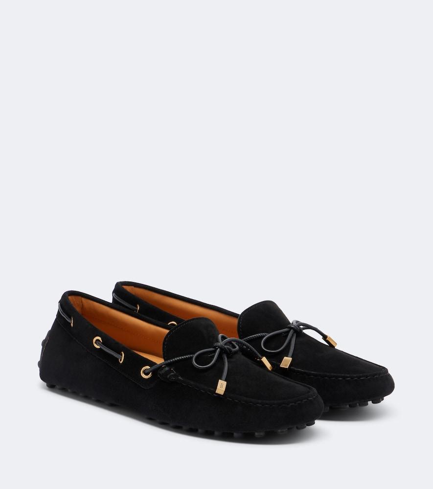 tod's suede boat shoes