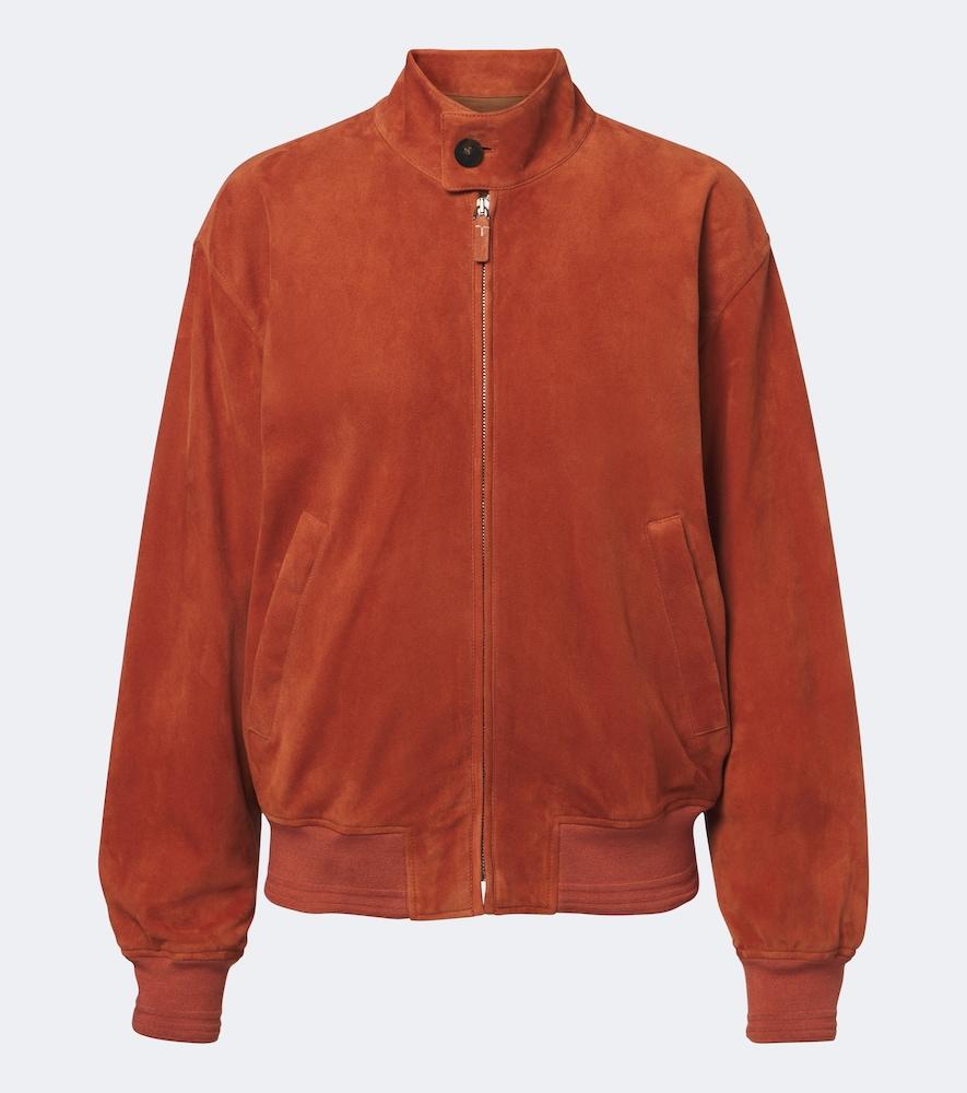 tod's suede bomber jacket