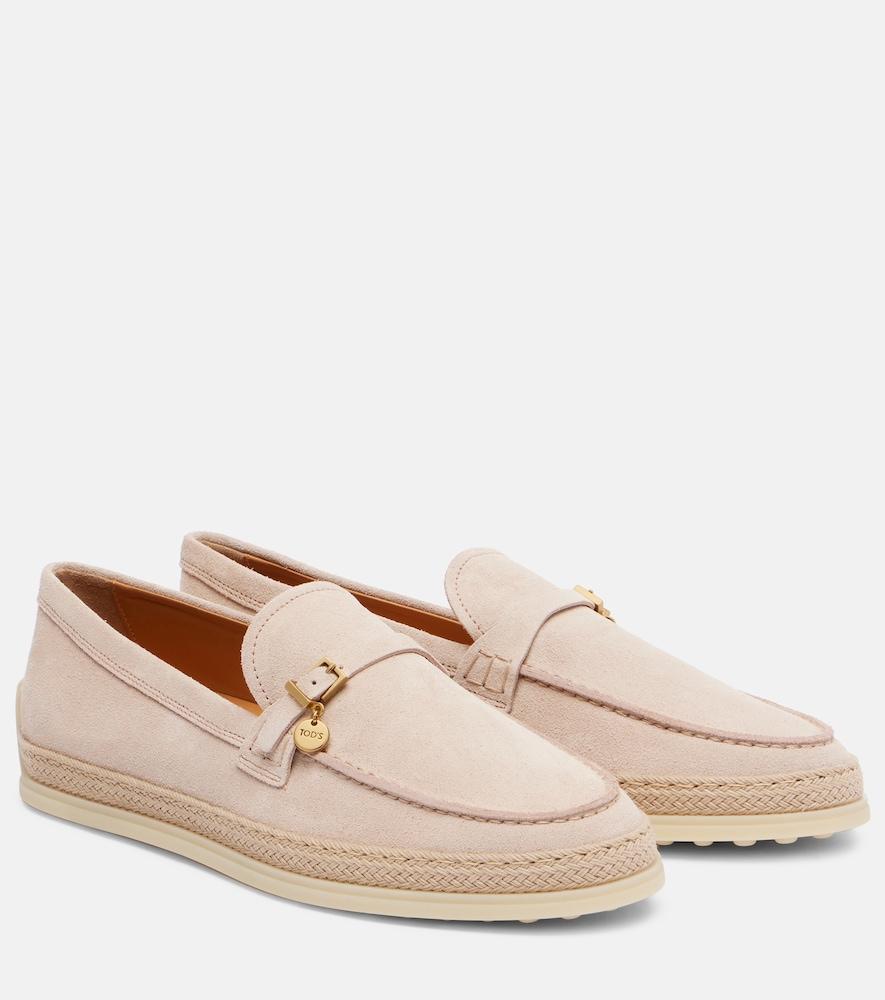 tod's suede driving shoes