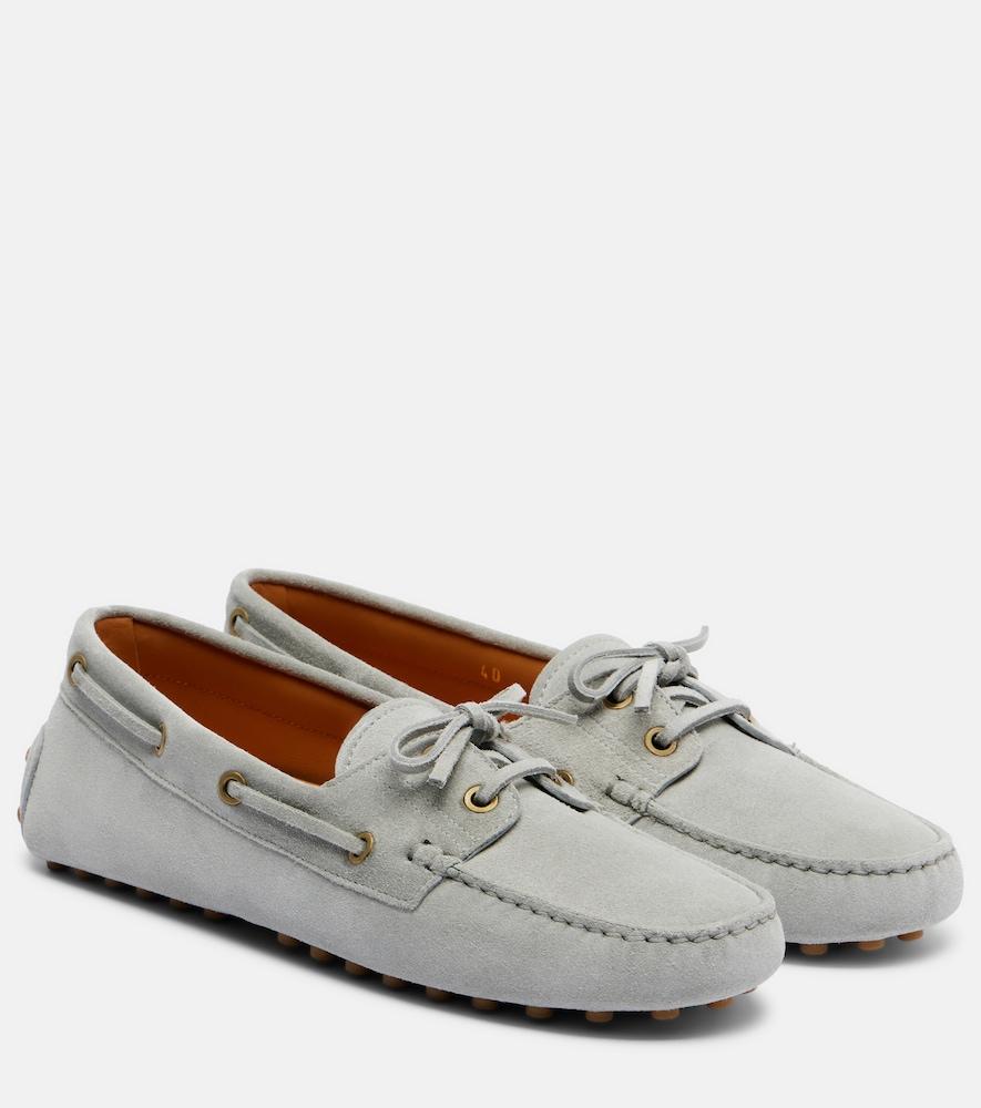 tod's suede driving shoes