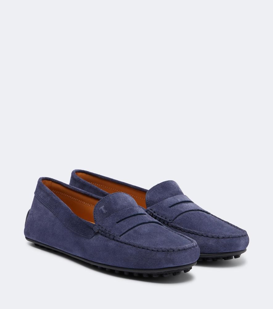 tod's suede driving shoes