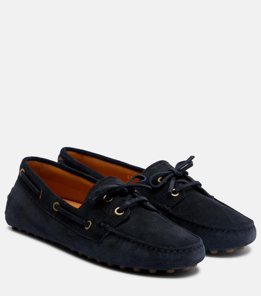 tod's suede driving shoes