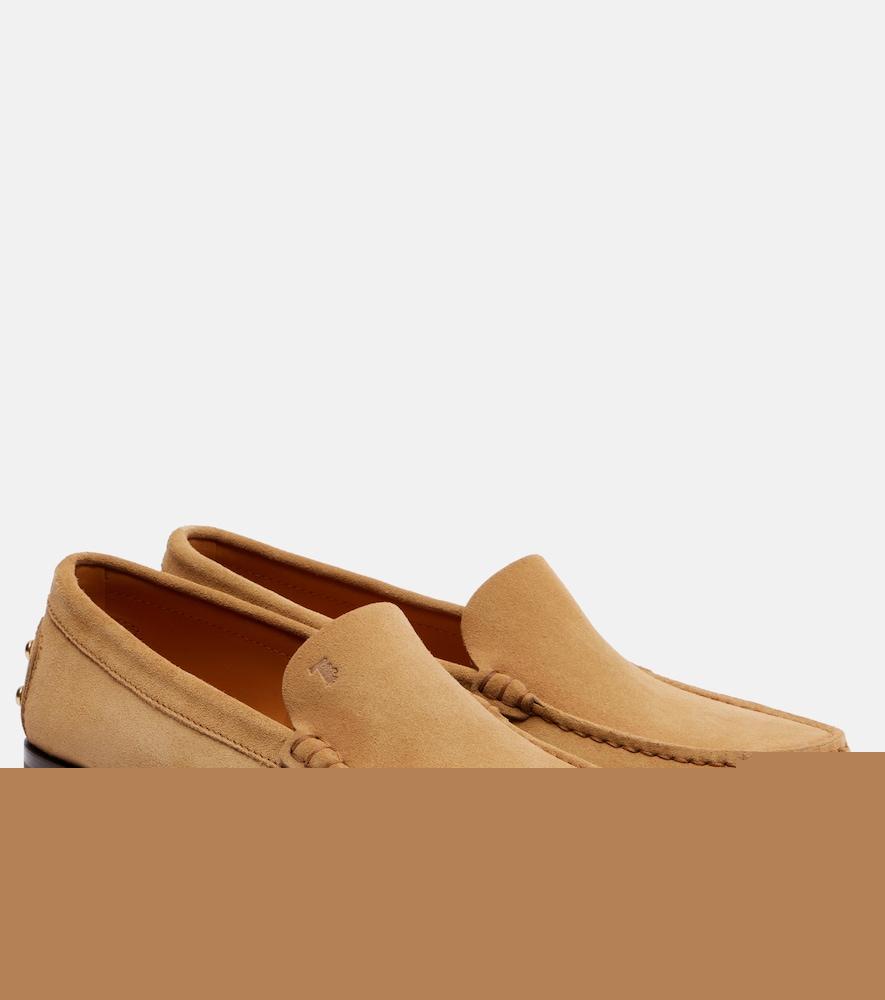 tod's suede loafers