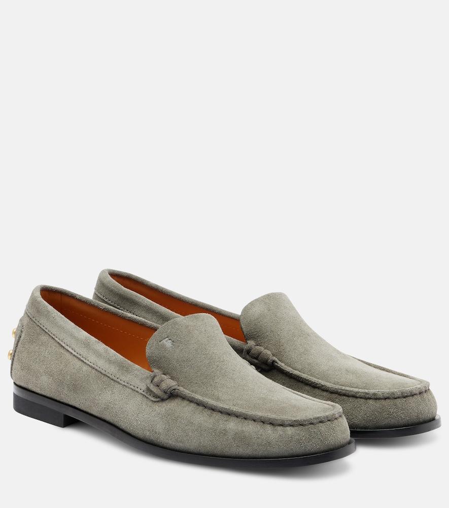 tod's suede loafers
