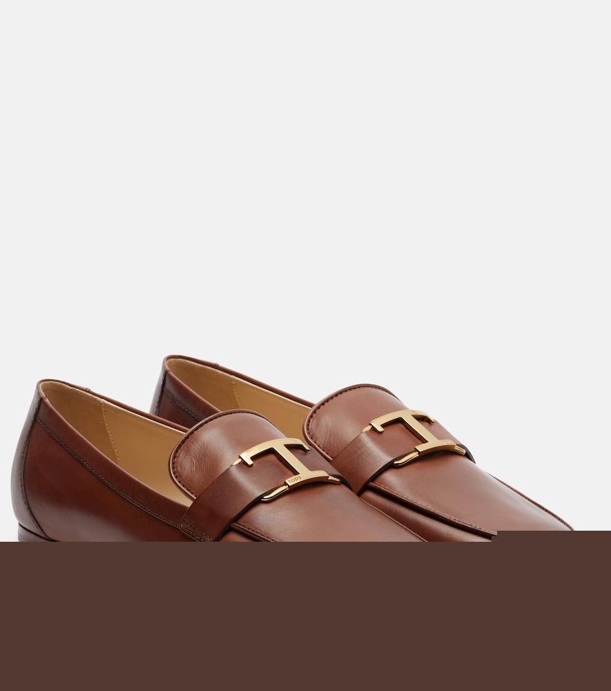 tod's t timeless leather loafers