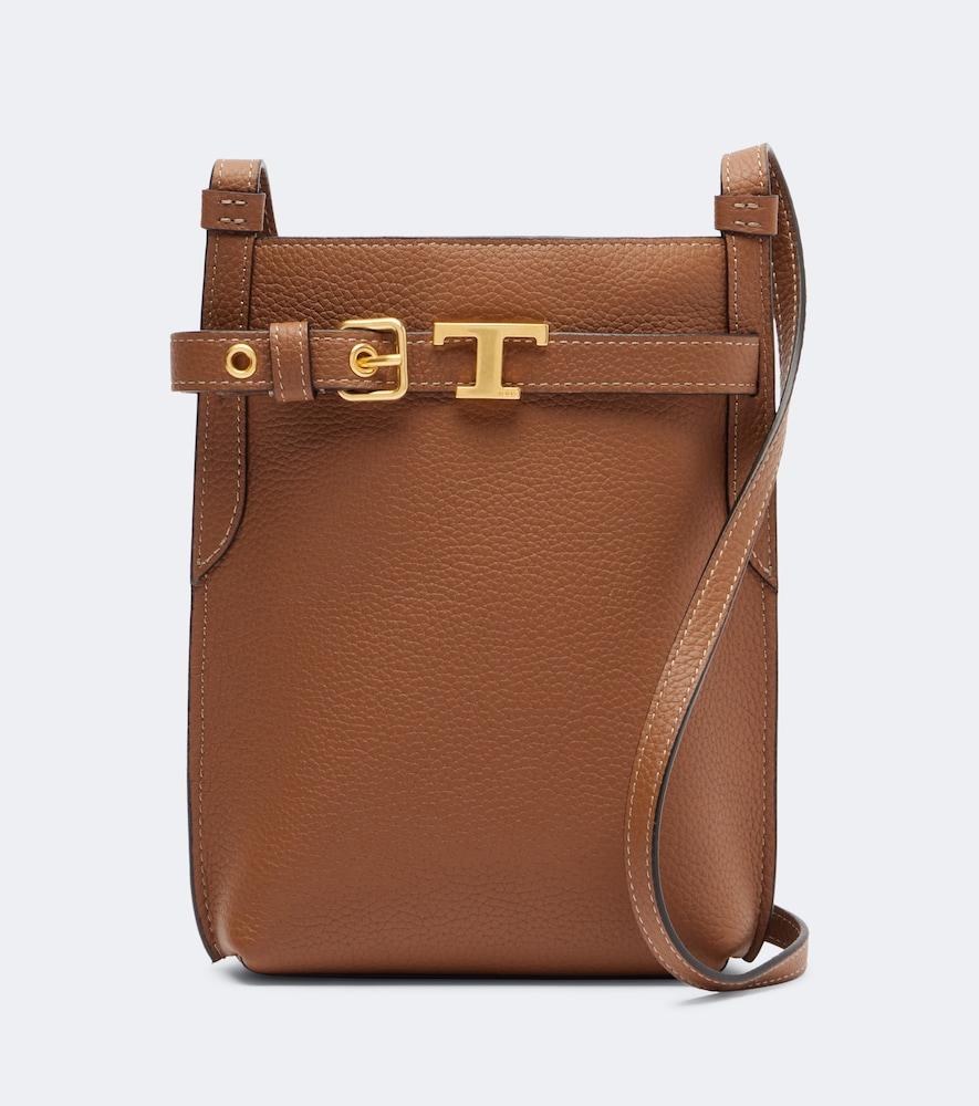 tod's t timeless leather phone pouch