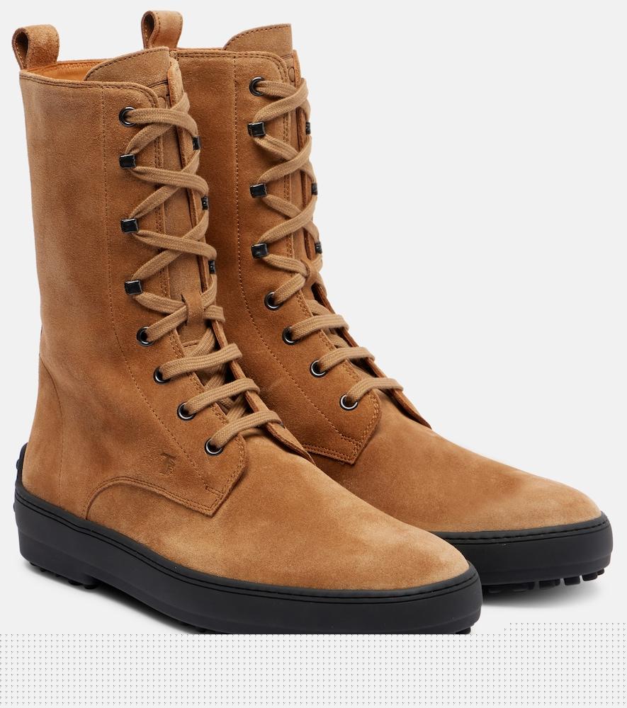 tod's winter gommino suede ankle boots