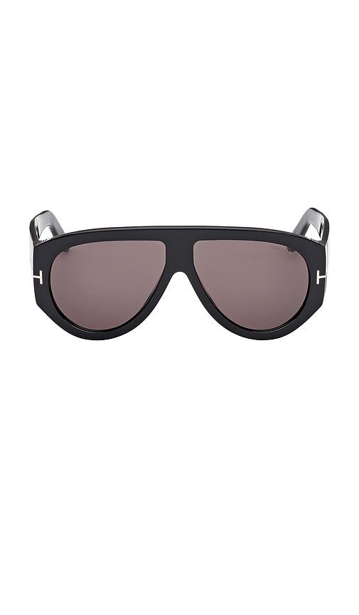 tom ford bronson sunglasses in black.