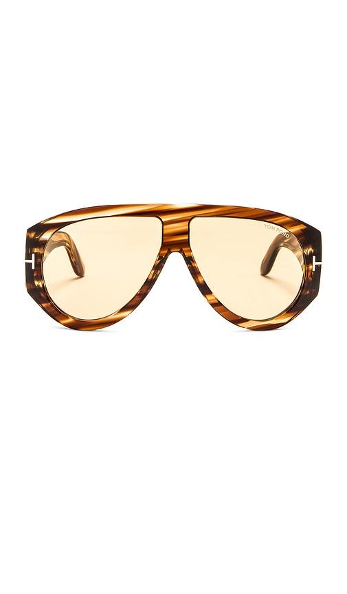 tom ford bronson sunglasses in brown.