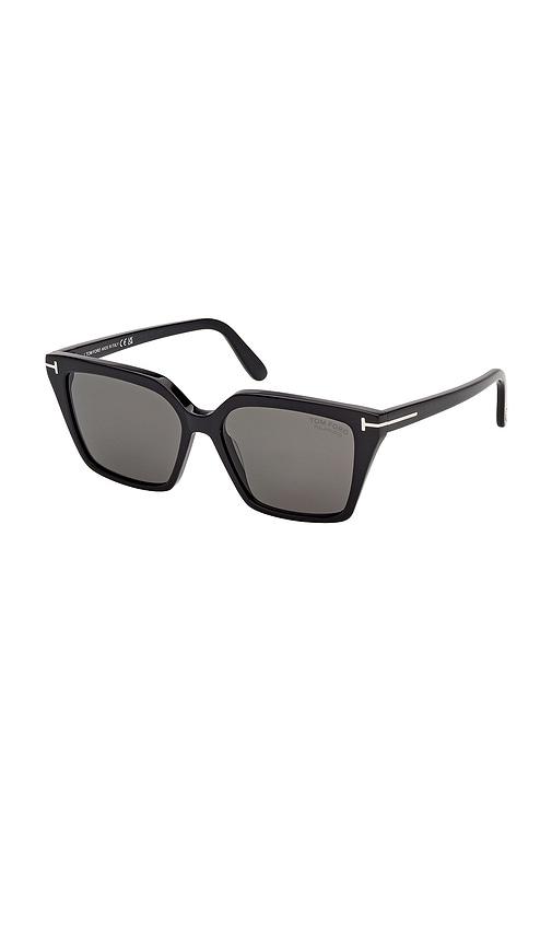 tom ford erin sunglasses in black.
