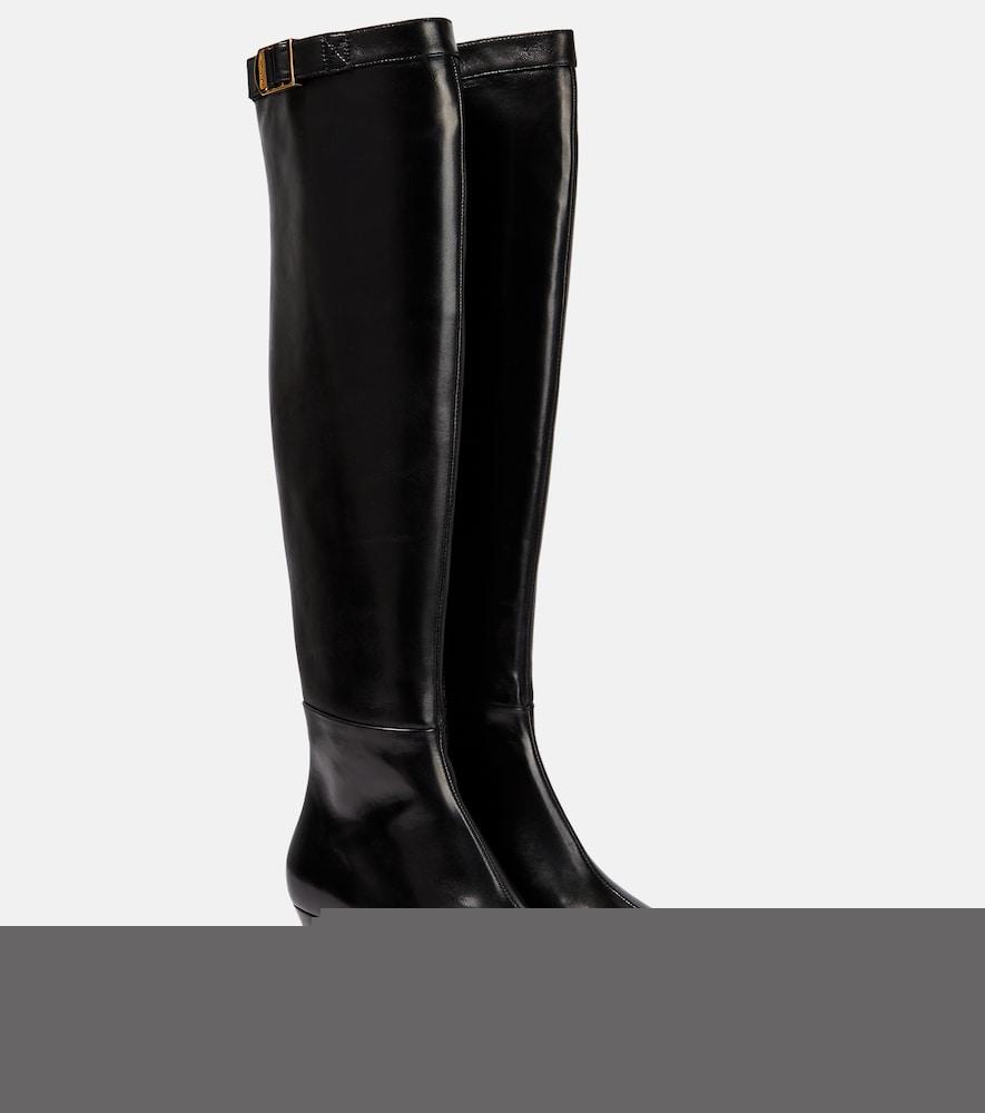 tom ford leather over-the-knee boots