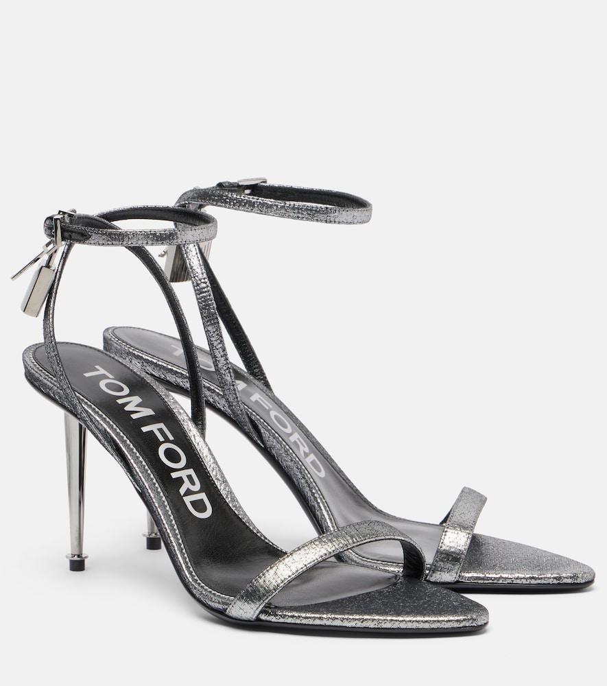 tom ford padlock 85 metallic sandals