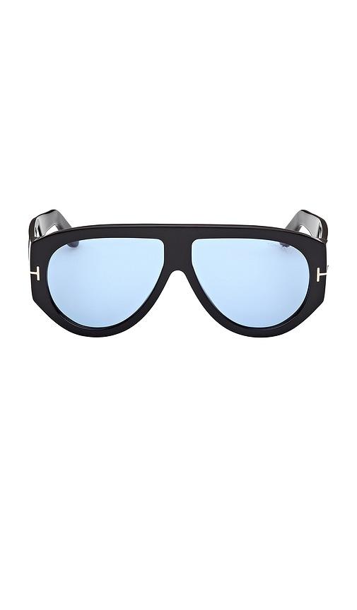 tom ford pilot sunglasses in black.