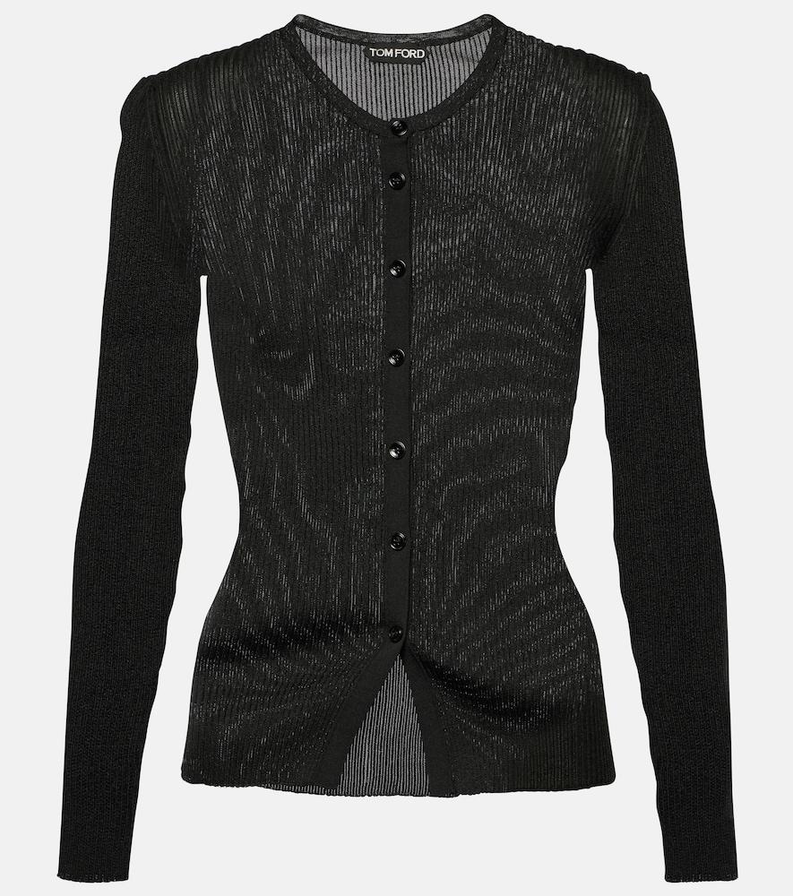 tom ford ribbed-knit cardigan
