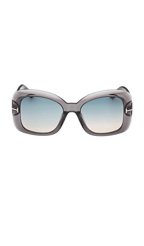 tom ford sandra sunglasses in grey.