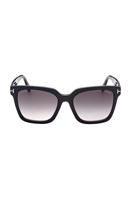 tom ford selby sunglasses in black.