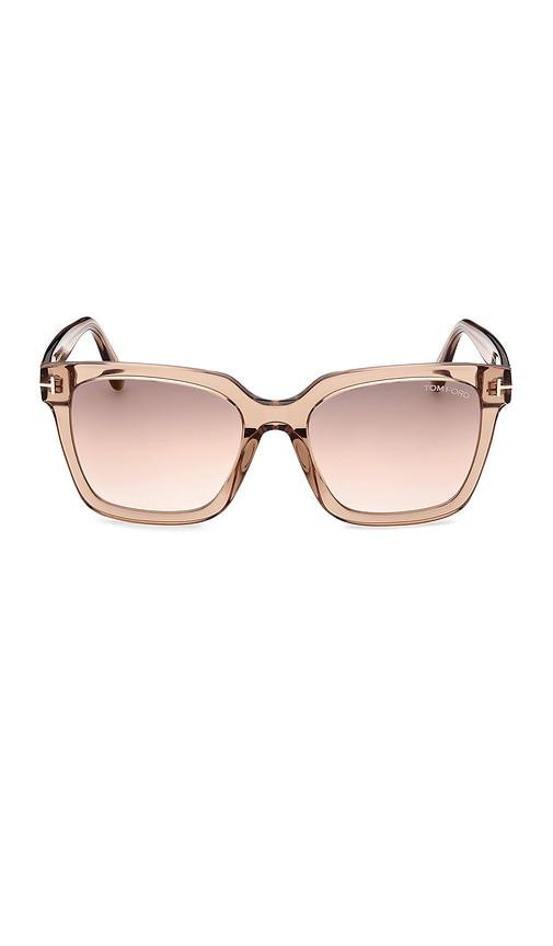 tom ford selby sunglasses in brown.