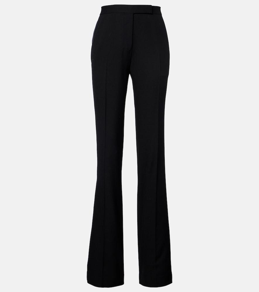 tom ford silk-trimmed wool suit pants