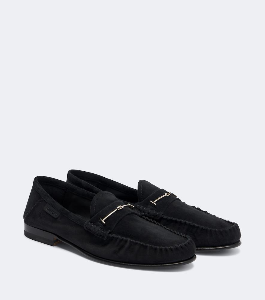tom ford suede penny loafers