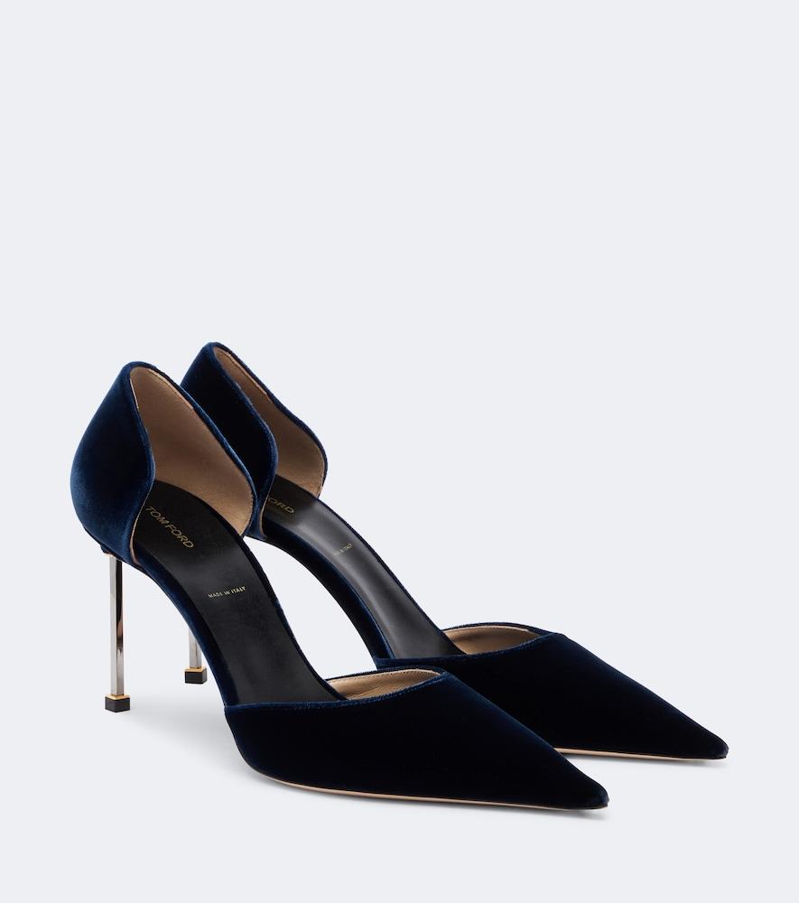 tom ford velvet pumps
