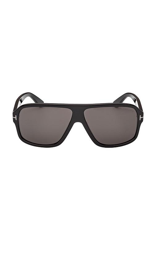 tom ford william sunglasses in black.