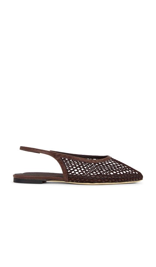 tony bianco bosco slingback flat in chocolate. - size 6 (also in 6.5, 7, 8, 8.5, 9, 9.5)