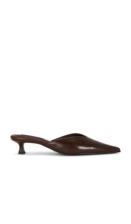 tony bianco connie heeled mule in chocolate. - size 10 (also in 5, 6, 6.5, 7, 7.5, 8, 8.5, 9, 9.5)