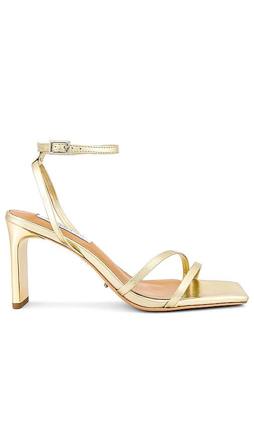 tony bianco corso heel in metallic gold. - size 10 (also in 5.5, 6, 7)