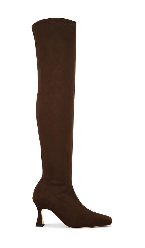 tony bianco fancy over the knee boot in chocolate. - size 5.5 (also in 6, 6.5, 7, 7.5, 8, 9)