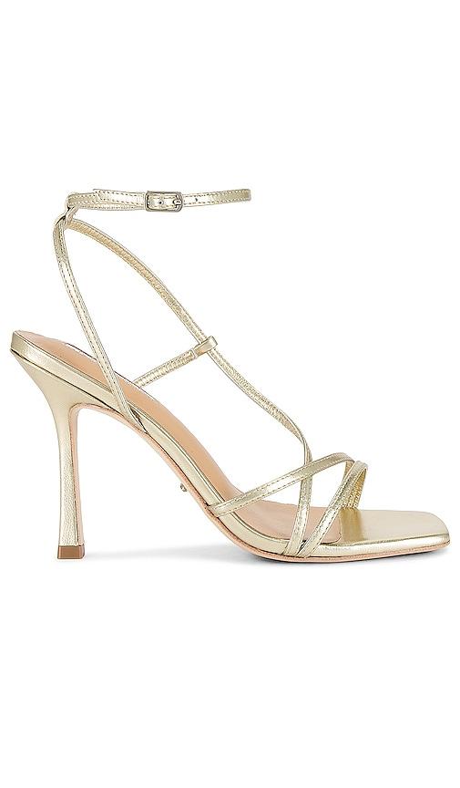 tony bianco franci sandal in metallic gold. - size 10 (also in 7.5, 9, 9.5)