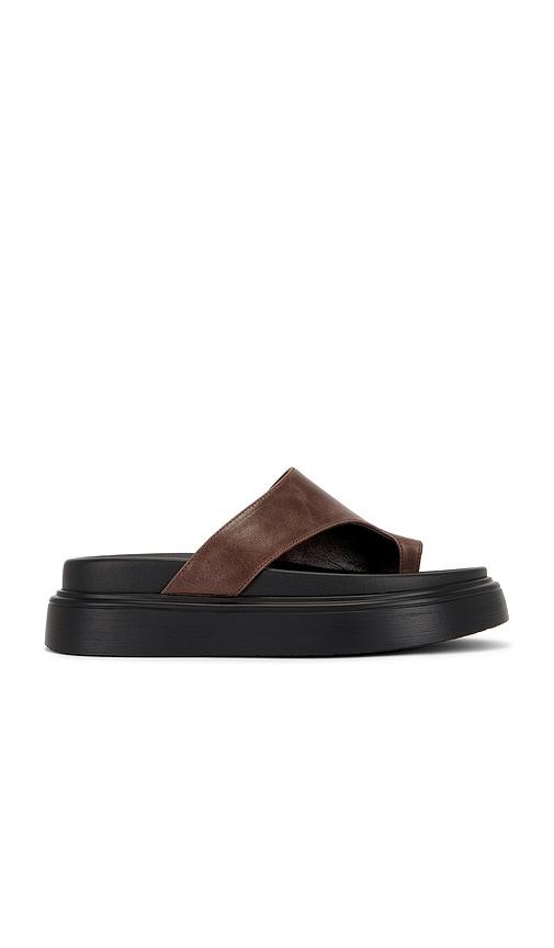 tony bianco jazzy sandal in chocolate. - size 37 (also in 39, 40, 41)
