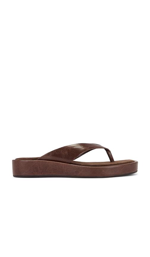 tony bianco kyra flip flop in chocolate. - size 5 (also in 6, 7, 8, 9)