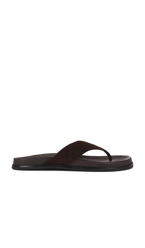 tony bianco loop flip flop in chocolate. - size 38 (also in 39)